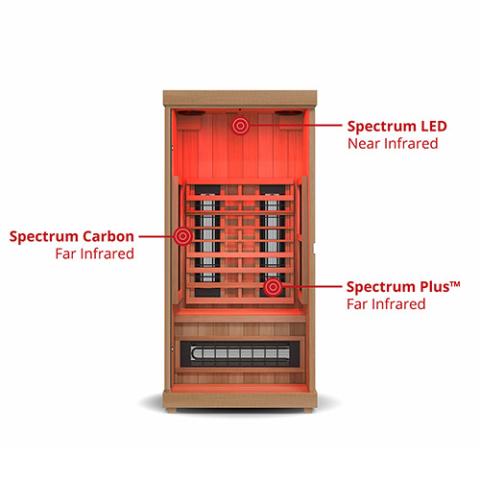 Finnmark FD-1 Full-Spectrum Infrared Sauna | 1 Person