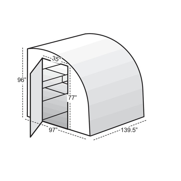 Solexx Harvester Deluxe Greenhouse