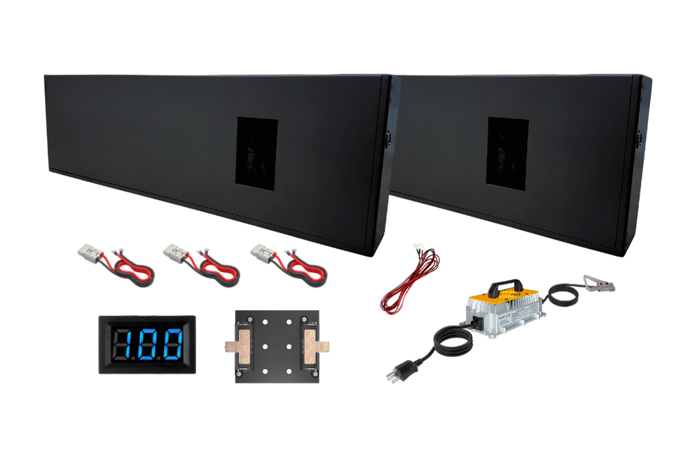 BatteryEVO 12V Razorback 2X Battery Kit (460Ah - 6 kWh)