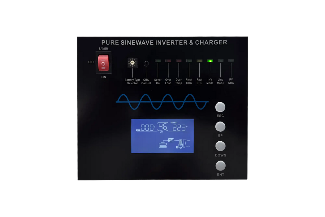 BatteryEVO 48V MUSTANG 2X Inverter Kit (280Ah - 14 kWh | 12kW Inverter)