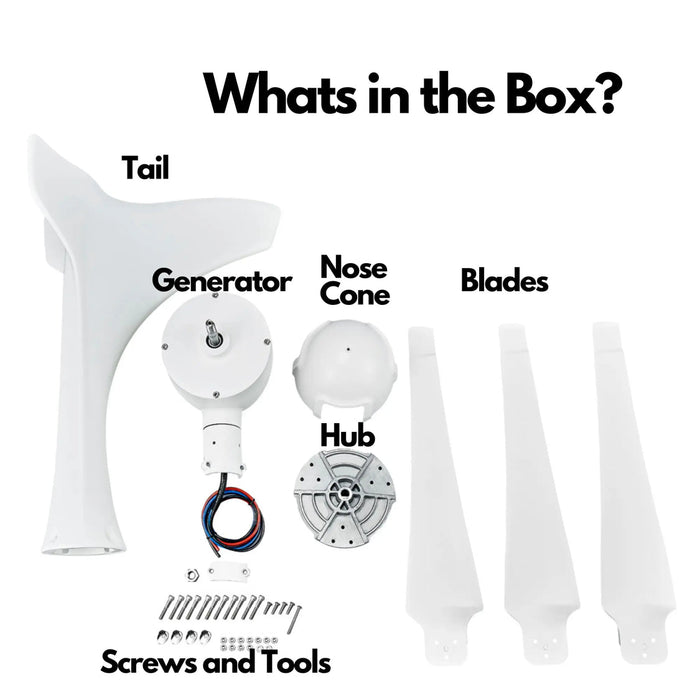 Automaxx Windmill 1500W Wind Turbine Generator Kit