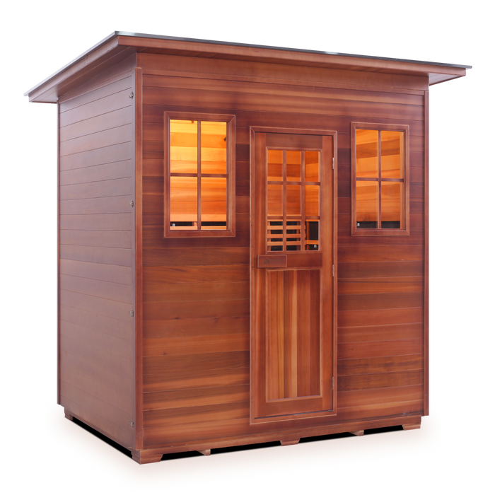 Enlighten SaunaTerra MoonLight 5 Dry Traditional Outdoor Sauna | 5 Persons