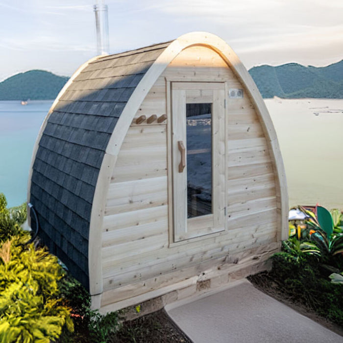 Dundalk Leisurecraft Canadian Timber MiniPOD Sauna | 4 Persons