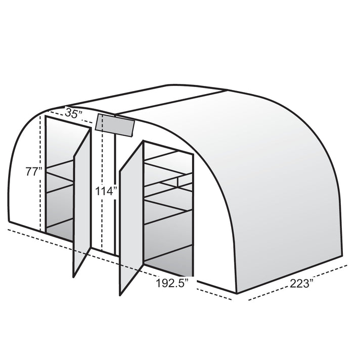 Solexx Conservatory Deluxe Greenhouse