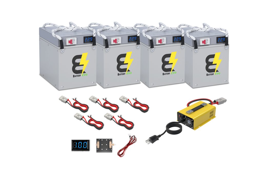 BatteryEVO 24V Eagle 4x Battery Kit (240Ah - 6kWh)