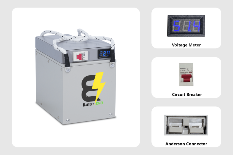 BatteryEVO 24V Eagle Lithium Battery (60Ah - 1.5kWh)