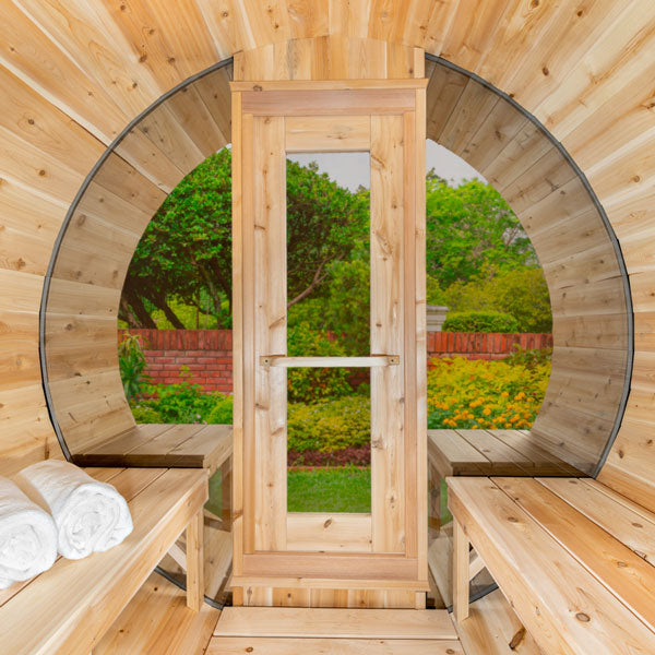 Dundalk Leisurecraft Canadian Tranquility MP Barrel Sauna | 6-8 Persons