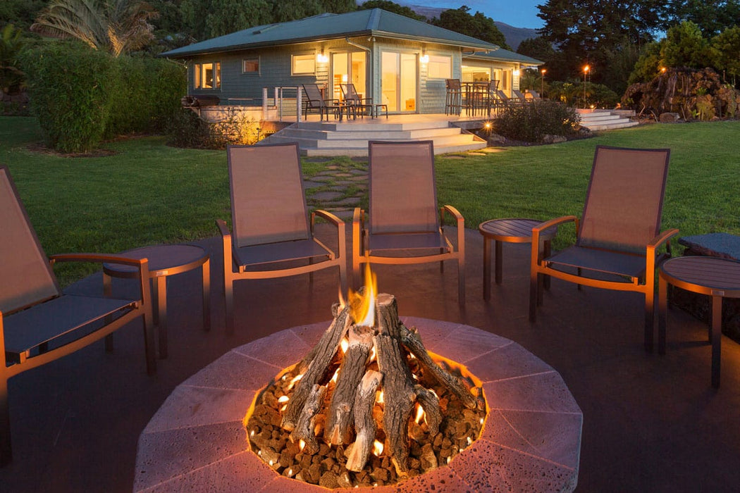 Grand Canyon 48" Round Tall Stack Electronic Ignition Fire Pit Kit | RTS-48-WBECS