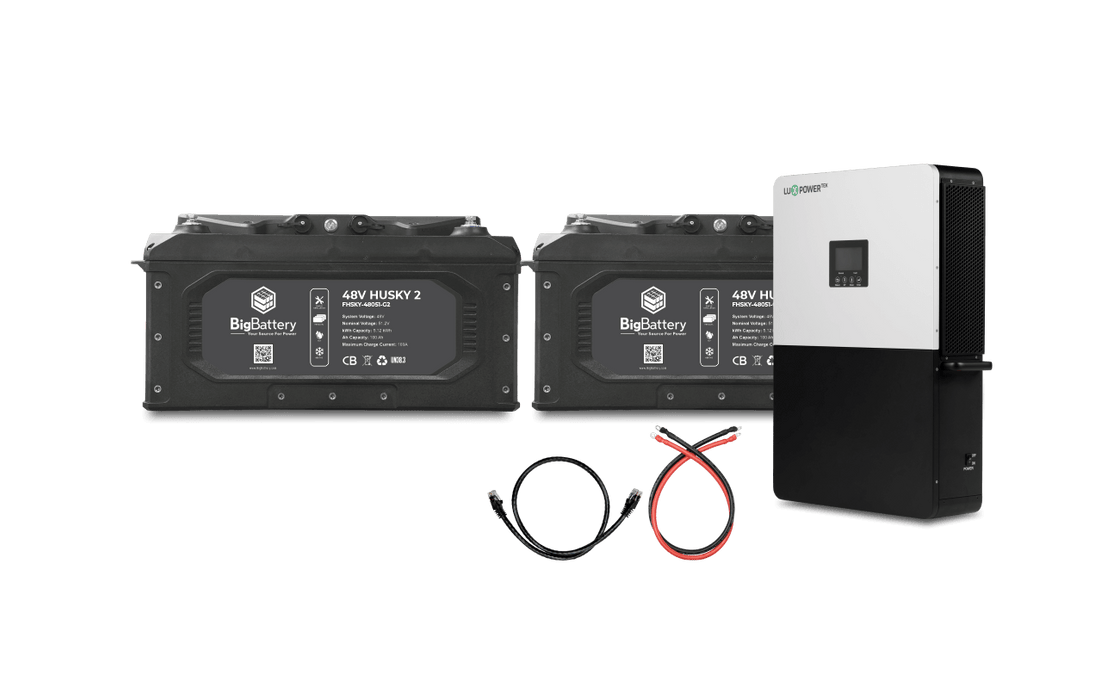 BigBattery 48V 2X HUSKY 2 KIT – 6K LUXPower Inverter