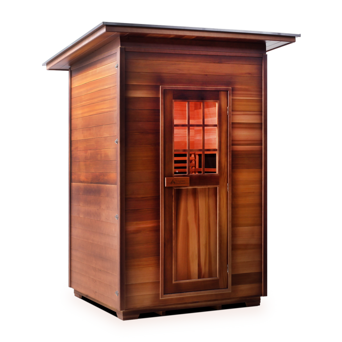 Enlighten SaunaTerra MoonLight 2 Dry Traditional Outdoor Sauna | 2 Persons