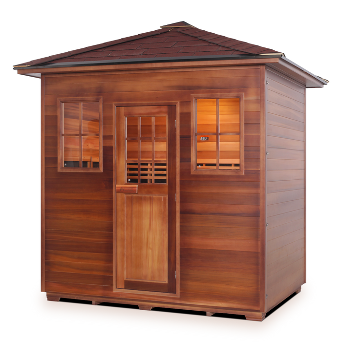 Enlighten SaunaTerra MoonLight 5 Dry Traditional Outdoor Sauna | 5 Persons