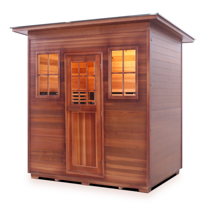 Enlighten SaunaTerra MoonLight 5 Dry Traditional Outdoor Sauna | 5 Persons