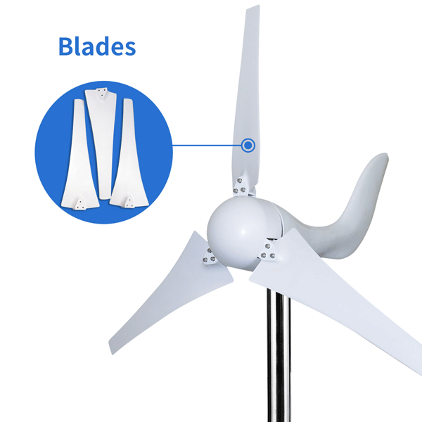 Automaxx Marine 400W Wind Turbine Generator Kit Bundle Set