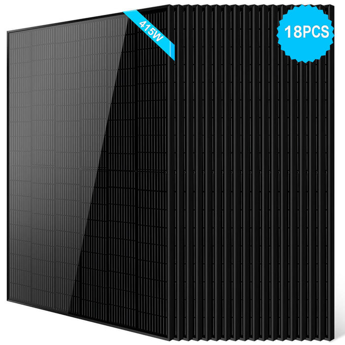 SunGold Power 415 Watt Mono Black Solar Panel