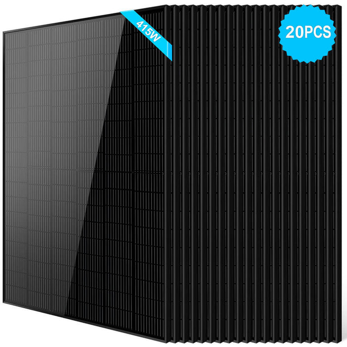 SunGold Power 415 Watt Mono Black Solar Panel