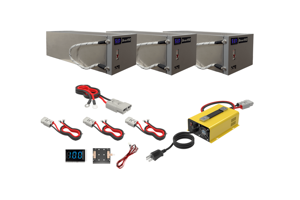 BatteryEVO 48V CHIHUAHUA 3x Battery Kit (120Ah - 6 kWh)