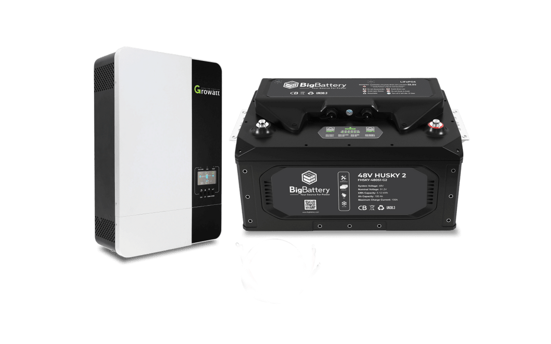 BigBattery 48V 1X HUSKY 2 KIT – 3K Growatt Inverter