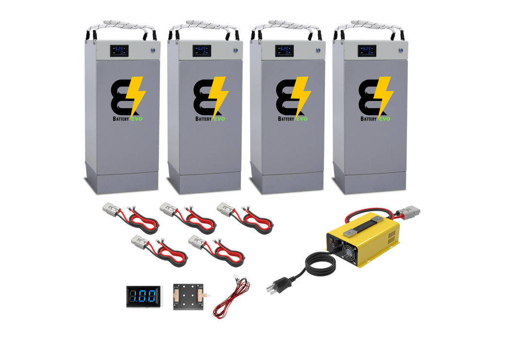 BatteryEVO 48V HUSKY 4x Battery Kit (420Ah - 21.2 kWh)