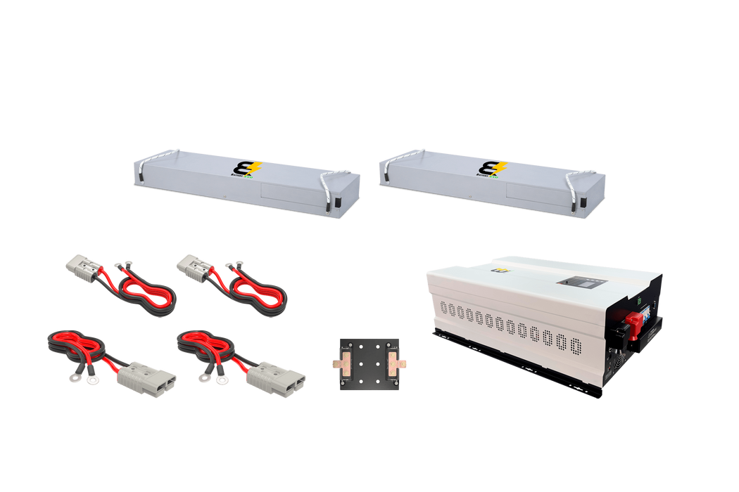 BatteryEVO 48V MUSTANG 2X Inverter Kit (280Ah - 14 kWh | 12kW Inverter)