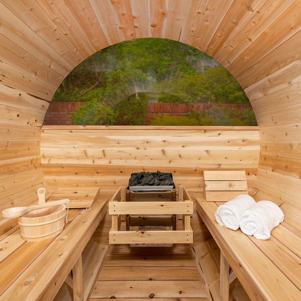 Dundalk Leisurecraft Canadian Tranquility MP Barrel Sauna | 6-8 Persons