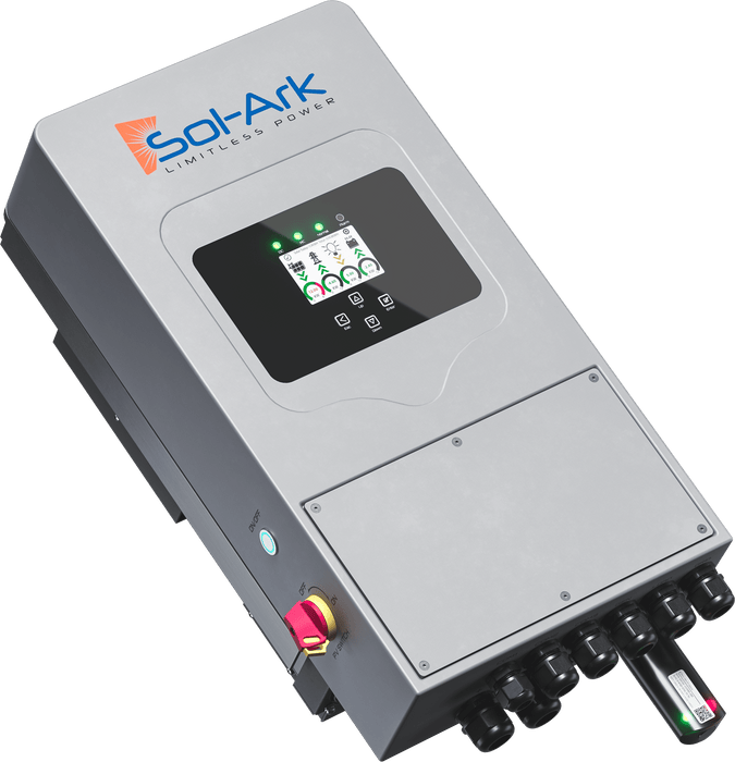 Sol-Ark 5K-1P | 5kW All-in-One Hybrid Inverter | 120VAC | 48VDC | Indoor/Outdoor | NEMA-3R