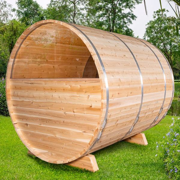 Dundalk Leisurecraft Canadian Tranquility MP Barrel Sauna | 6-8 Persons