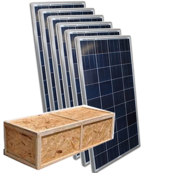 Aims Power 555 Watt Monocrystalline Solar Panel - 10 Pack