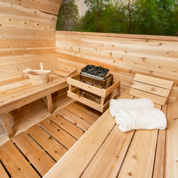 Dundalk Leisurecraft Canadian Tranquility MP Barrel Sauna | 6-8 Persons