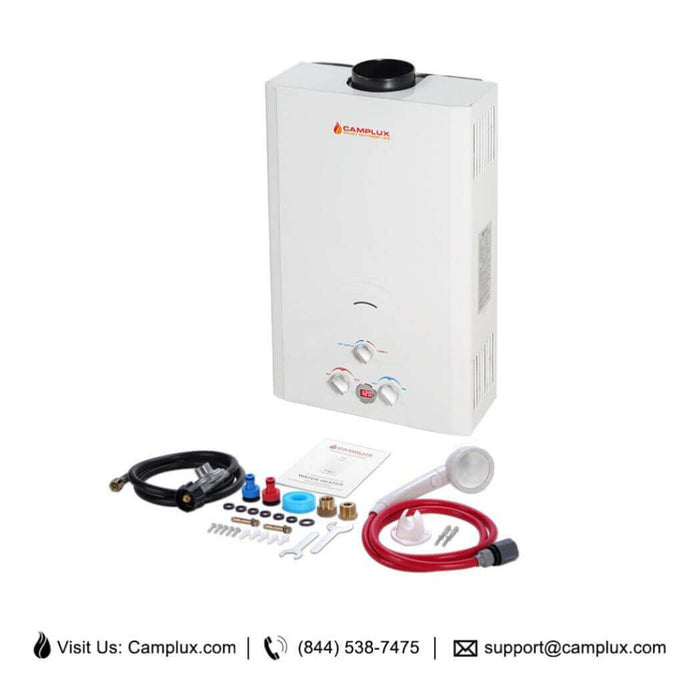 Camplux 16L Outdoor 4.22 GPM Propane Gas Tankless Water Heater