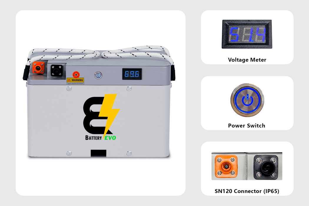 BatteryEVO 72V FALCON Battery (27Ah - 2.1 kWh)