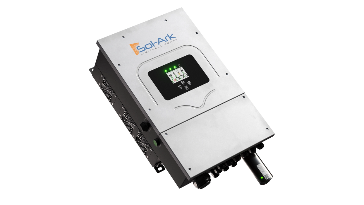 Sol-Ark 8K-EMPKIT | 8kW All-in-One Inverter | 120/240VAC Split Phase | 48VDC | w/EMP Hardening Kit