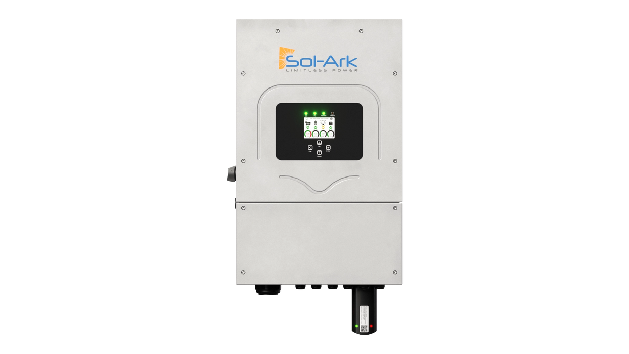 Sol-Ark 8K-EMPKIT | 8kW All-in-One Inverter | 120/240VAC Split Phase | 48VDC | w/EMP Hardening Kit