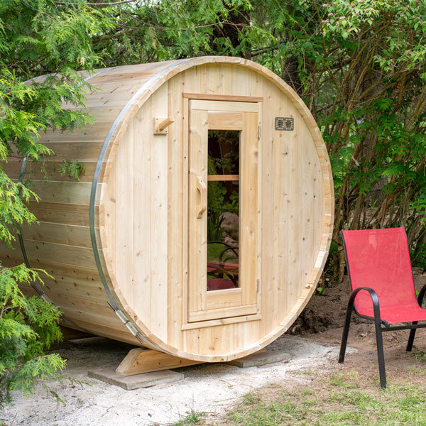 Dundalk Leisurecraft Canadian Timber Harmony Barrel Sauna | 4 Persons