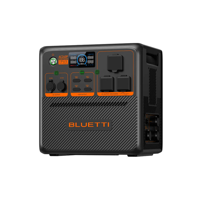 BLUETTI AC240P Portable Power Station Solar Generator (2,400W | 1,843Wh)