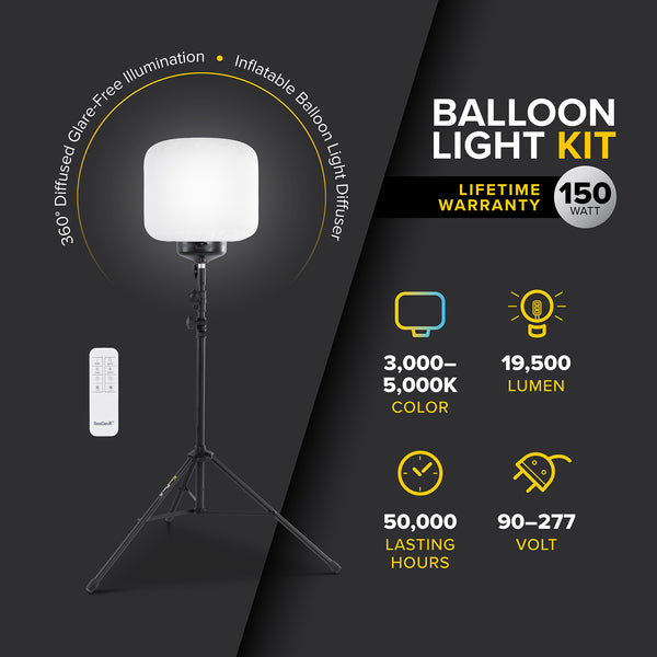 SeeDevil G3 - 150 Watt Balloon Light Kit