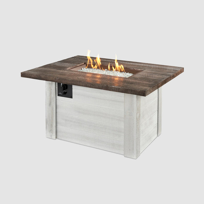 Outdoor Greatroom Alcott Rectangular 48" Gas Fire Pit Table