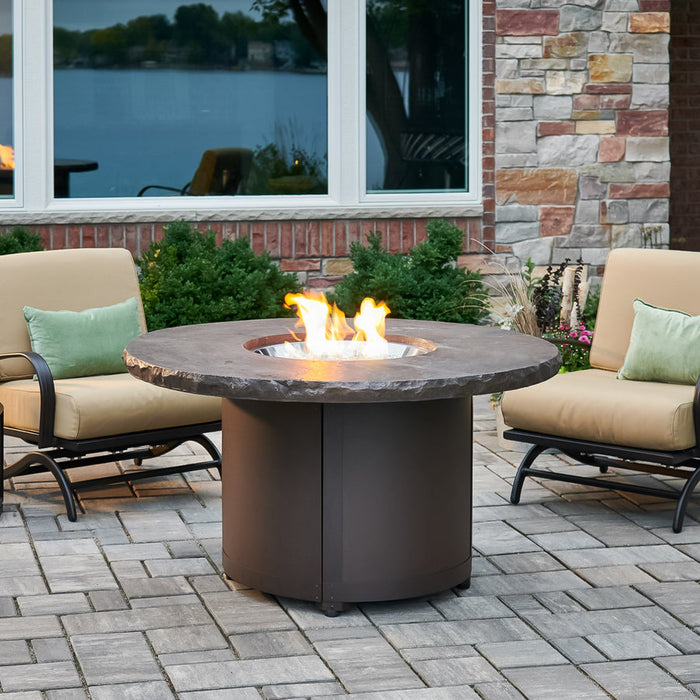 Outdoor Greatroom Beacon Round 48" Gas Fire Pit Table