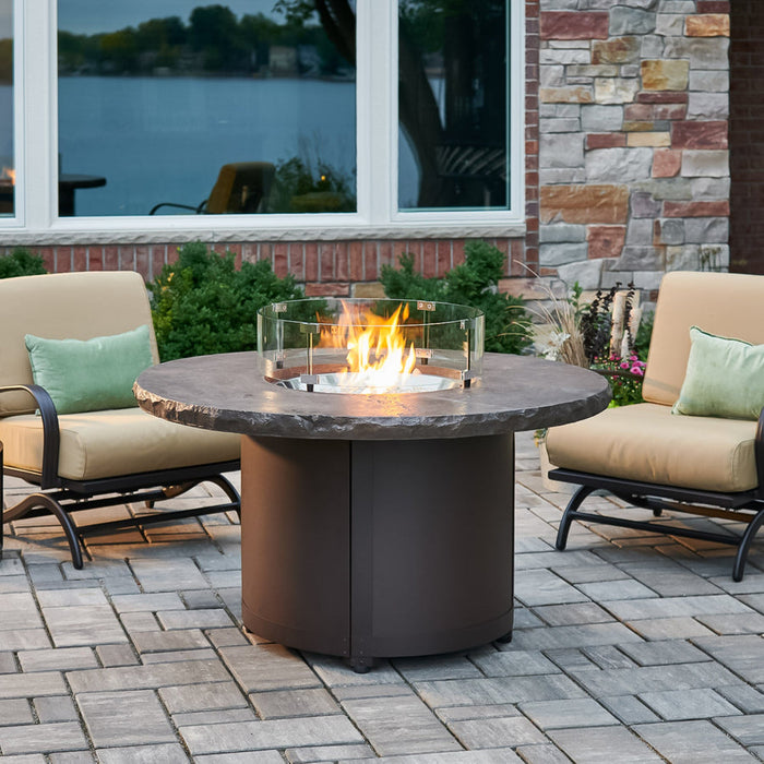 Outdoor Greatroom Beacon Round 48" Gas Fire Pit Table