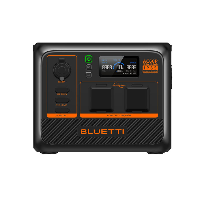 Bluetti AC60P Portable Power Station Solar Generator