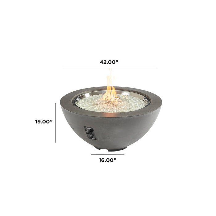 Outdoor Greatroom Cove Round Gas 42" Fire Pit Bowl