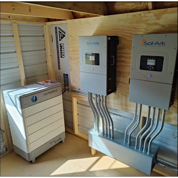 HomeGrid STACK'D 19.2kWh Lithium Home Battery System - 4X