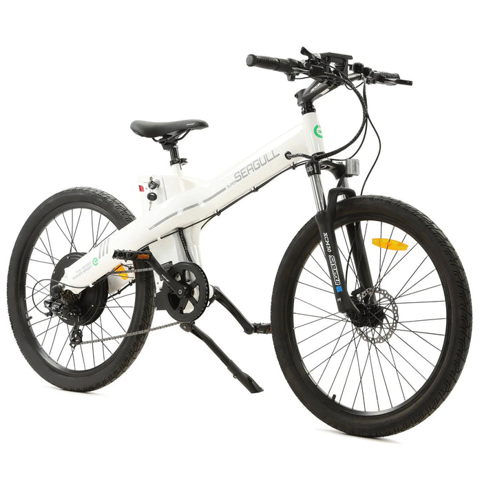 Ecotric Seagull Electric Mountain Bicycle - White