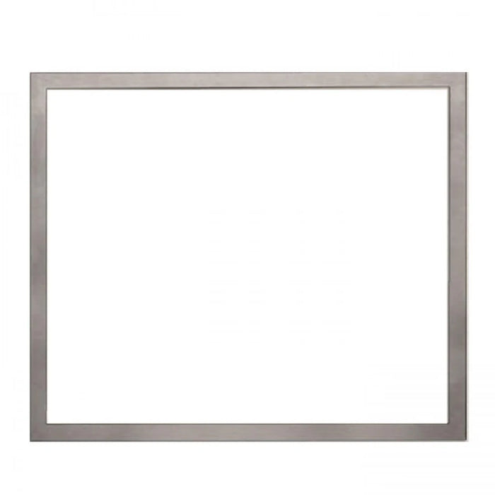 American Hearth Boulevard 48" Beveled 1.5-inch Brushed Nickel Frame