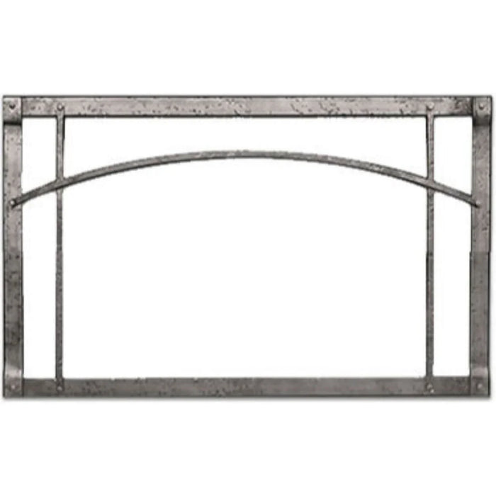 American Hearth Rushmore 30" Distressed Pewter Forged Iron Inset