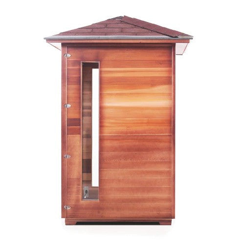 Enlighten InfraNature Original Rustic 2 Full Spectrum Infrared Outdoor Sauna | 2 Persons