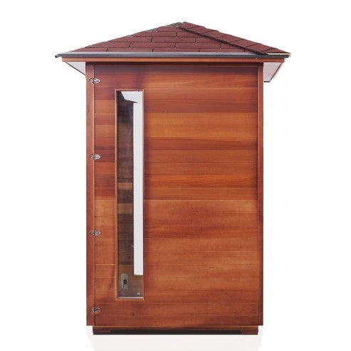 Enlighten InfraNature Original Rustic 3 Full Spectrum Infrared Outdoor Sauna | 3 Persons