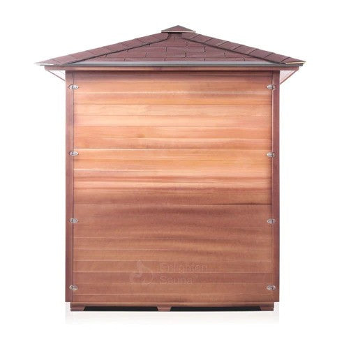 Enlighten InfraNature Original Sierra 4 Full Spectrum Infrared Outdoor Sauna | 4 Persons