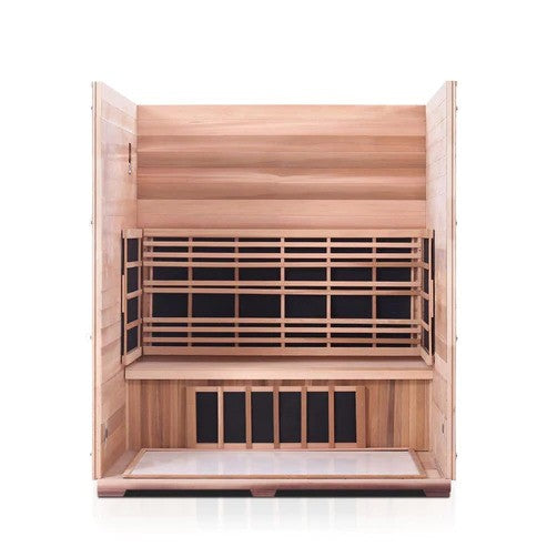 Enlighten InfraNature Original Sierra 4 Full Spectrum Infrared Outdoor Sauna | 4 Persons