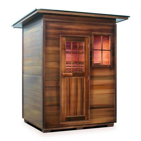 Enlighten SaunaTerra MoonLight 3 Dry Traditional Outdoor Sauna | 3 Persons