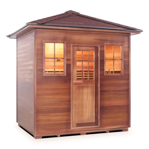 Enlighten SaunaTerra MoonLight 5 Dry Traditional Outdoor Sauna | 5 Persons